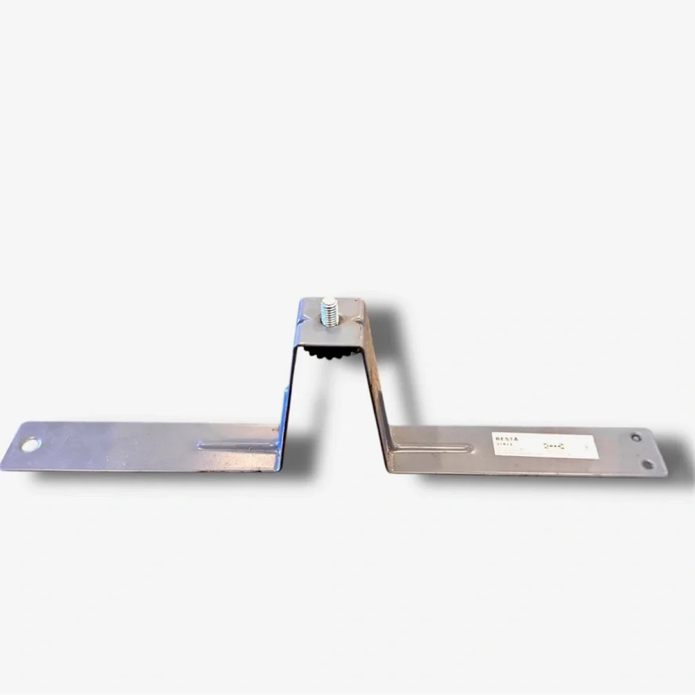 IKEA Besta Modern Gray Metal Support Leg